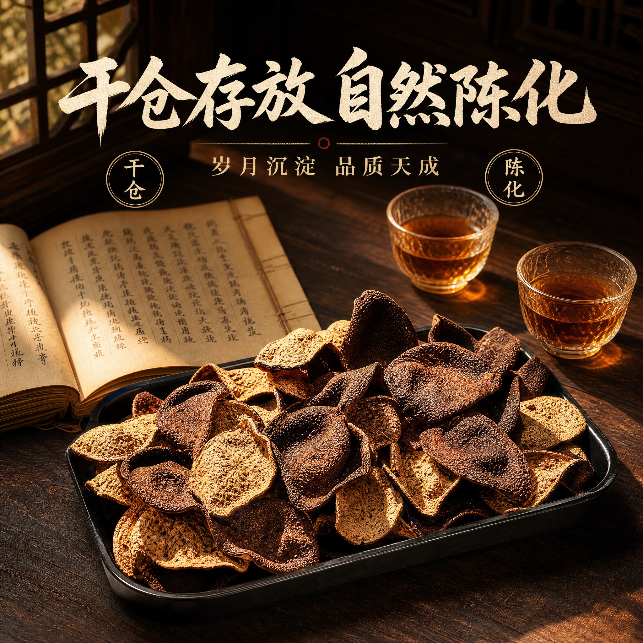 [主图-2] 核心卖点 干仓存放 自然陈化 溯源信任图。 [统… - 图片创意预览