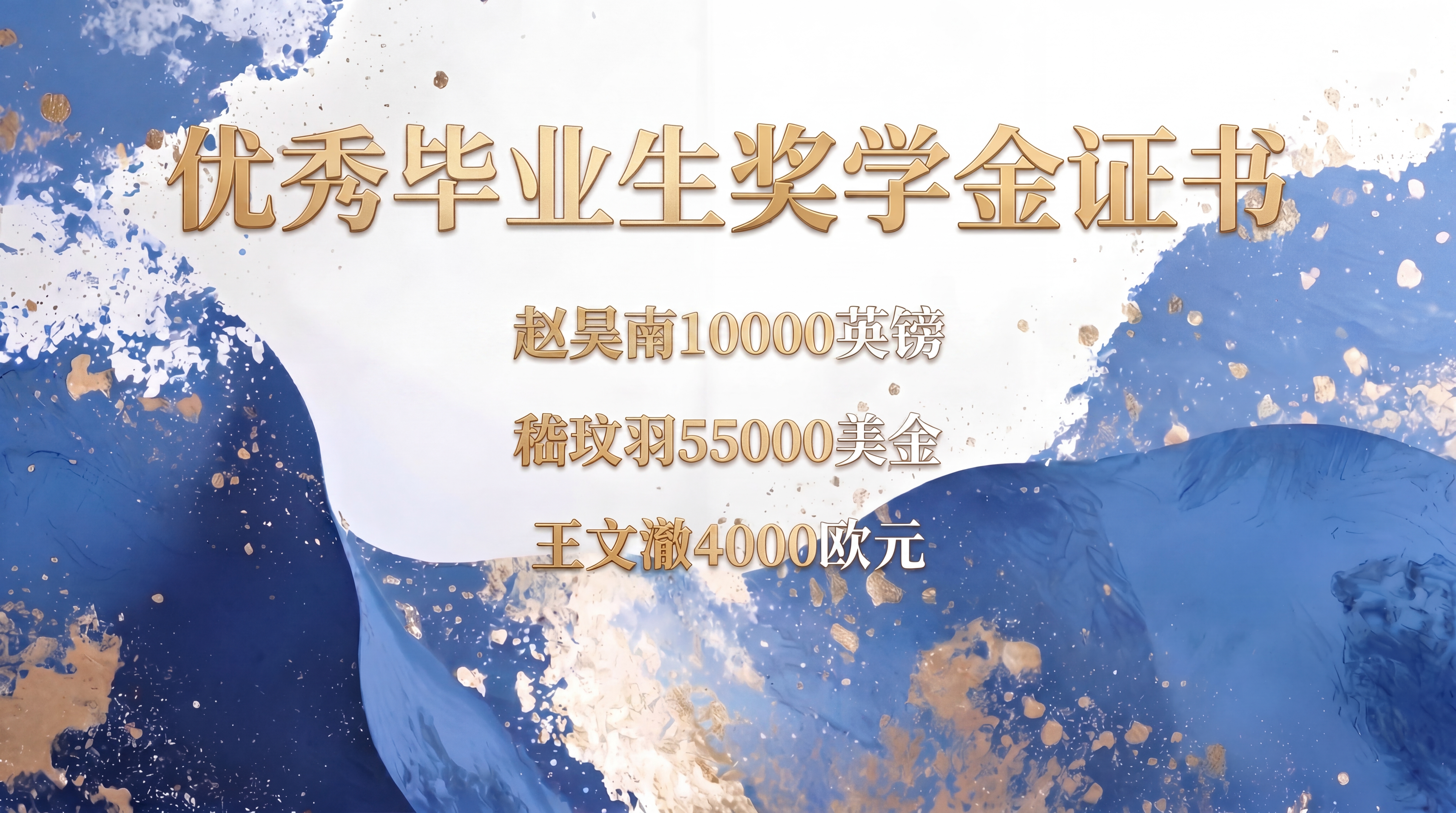 修改文字：将‘赵昊南荣获10000英镑’改为‘赵昊南10000… - 图片创意预览