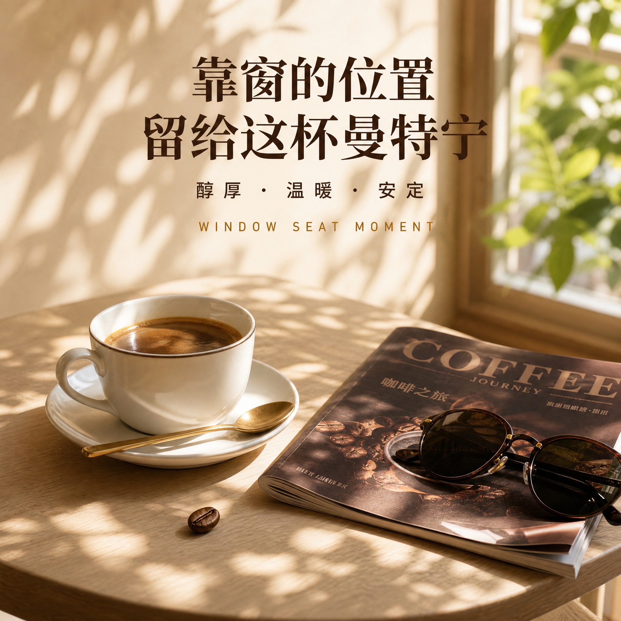 [主图-4] 店感午后·靠窗的座位。营造咖啡馆靠窗座位的慵懒氛… - 图片创意预览