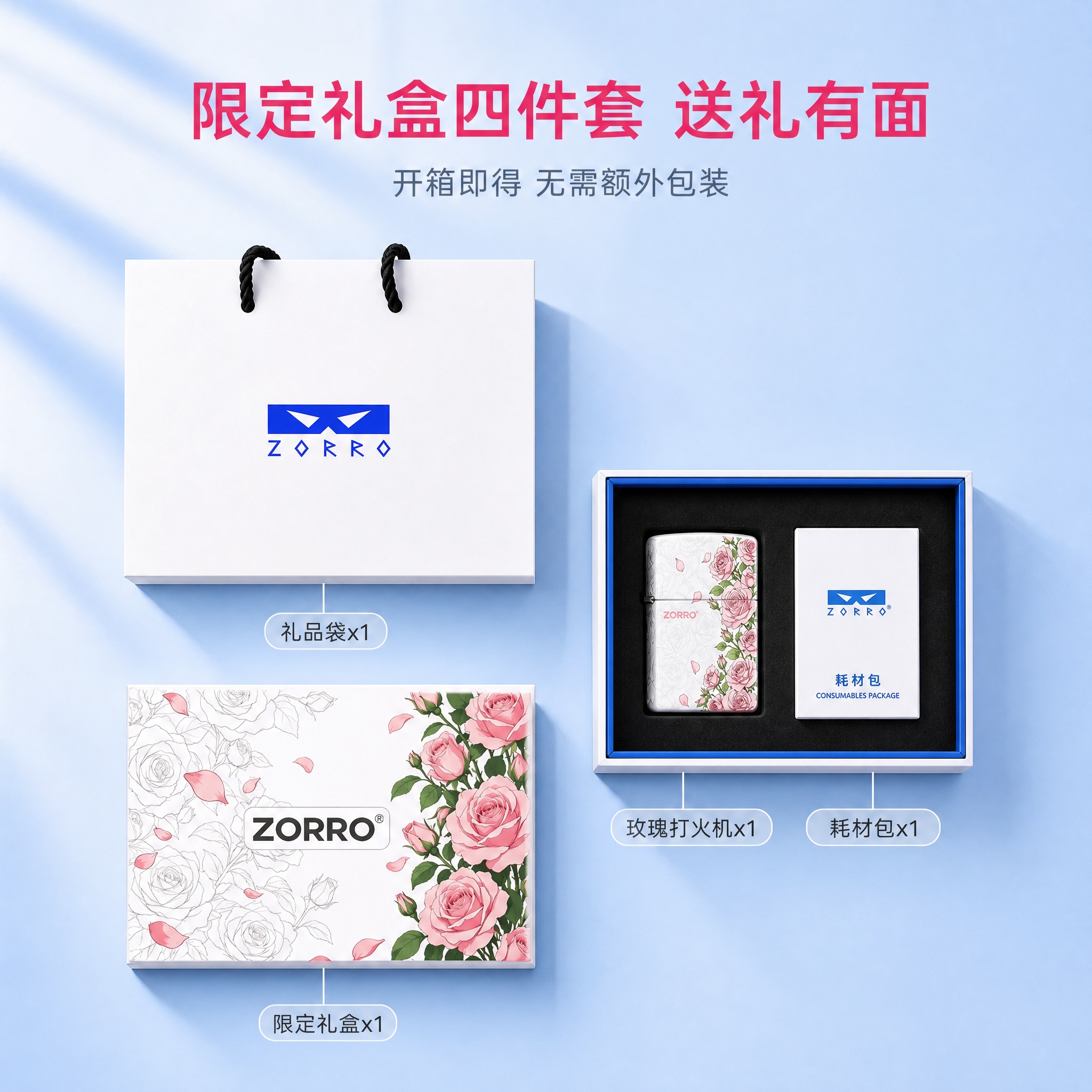 [主图-5] 套装清单 礼盒全套配件展示 所见即所得 [统一基… - 图片创意预览