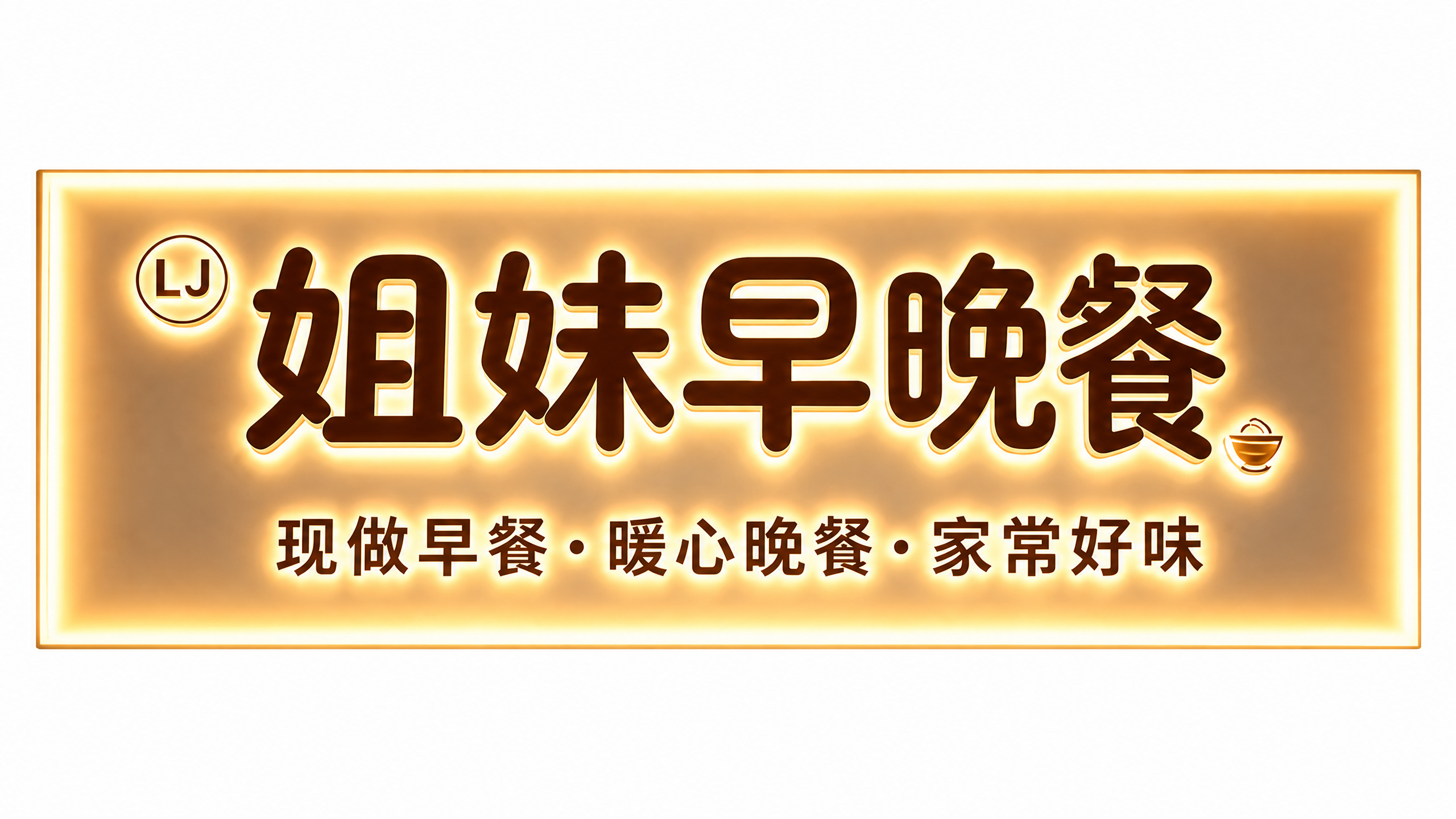 去除灯箱招牌四周的灯带、串灯、小灯珠装饰，保留干净完整的灯箱招… - 图片创意预览