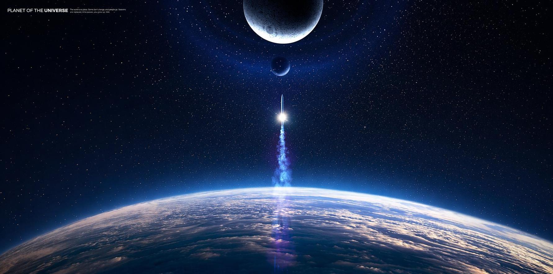 参考原图风格，将这张宇宙火箭升空的图片变得更清晰，保留所有原画… - 图片创意预览