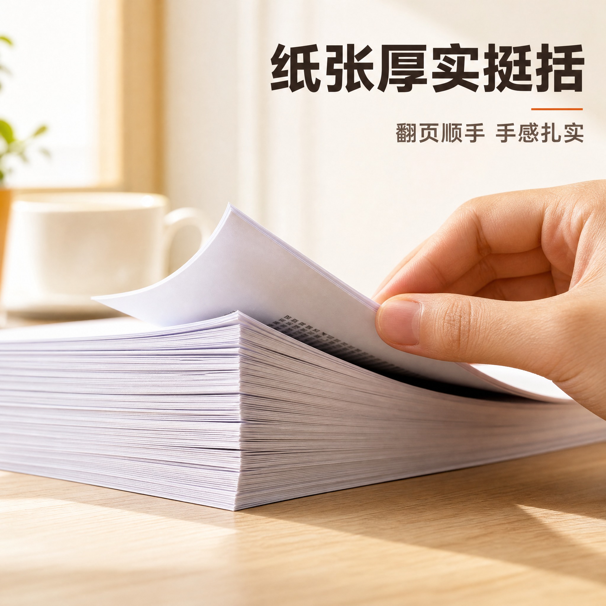 [主图-4] A4打印资料 到手质感与交付体验图 证明纸张厚实… - 图片创意预览