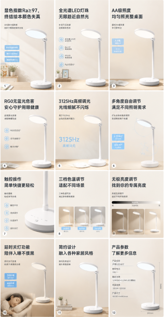 图片中台灯要用同一个预览效果