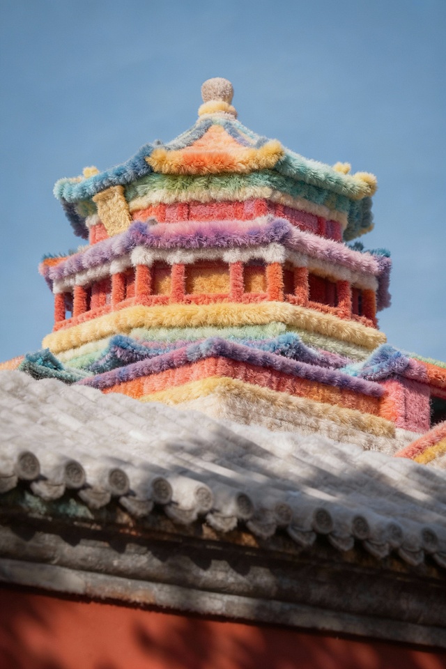 给故宫角楼穿上毛绒衣服｜暖冬万物