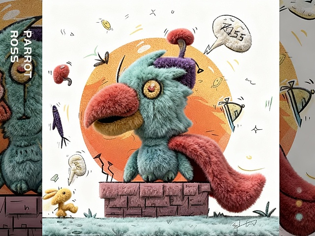 把N年前自己画的头像，变成毛绒绒的冬日质感，很有趣！