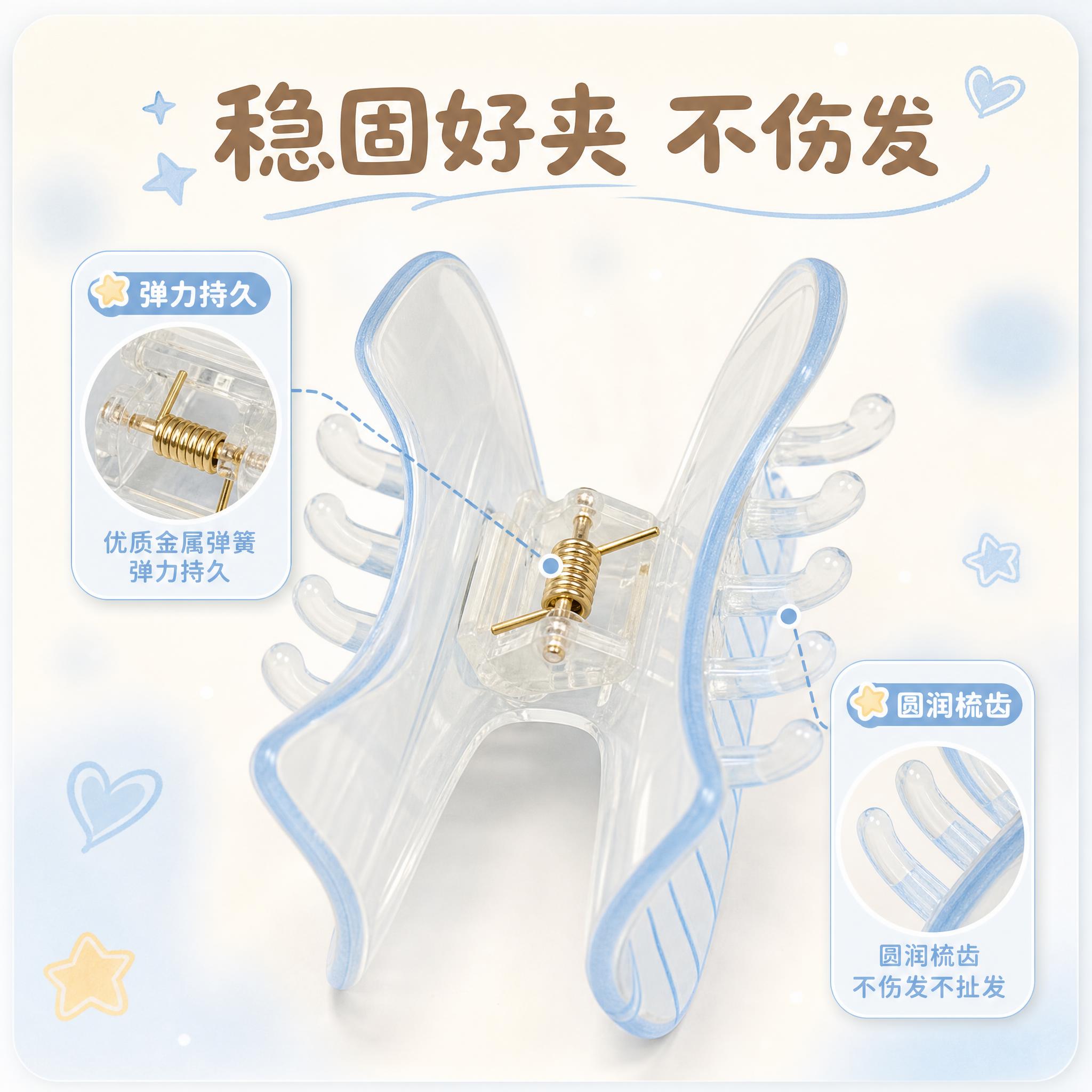 [主图-4] 结构细节 弹簧夹口与抓力展示 [统一基调] 整体… - 图片创意预览