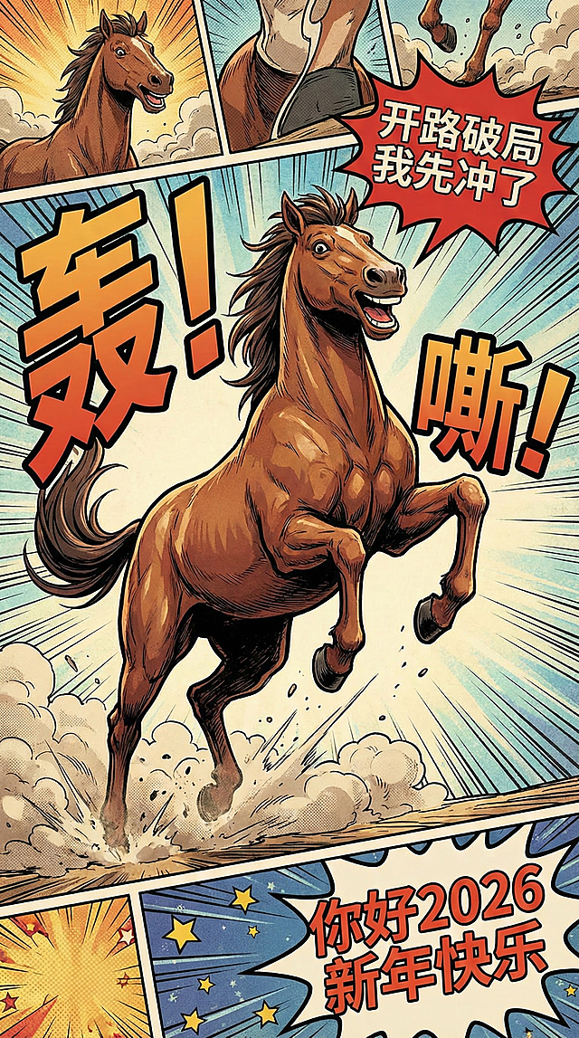 新年骏马