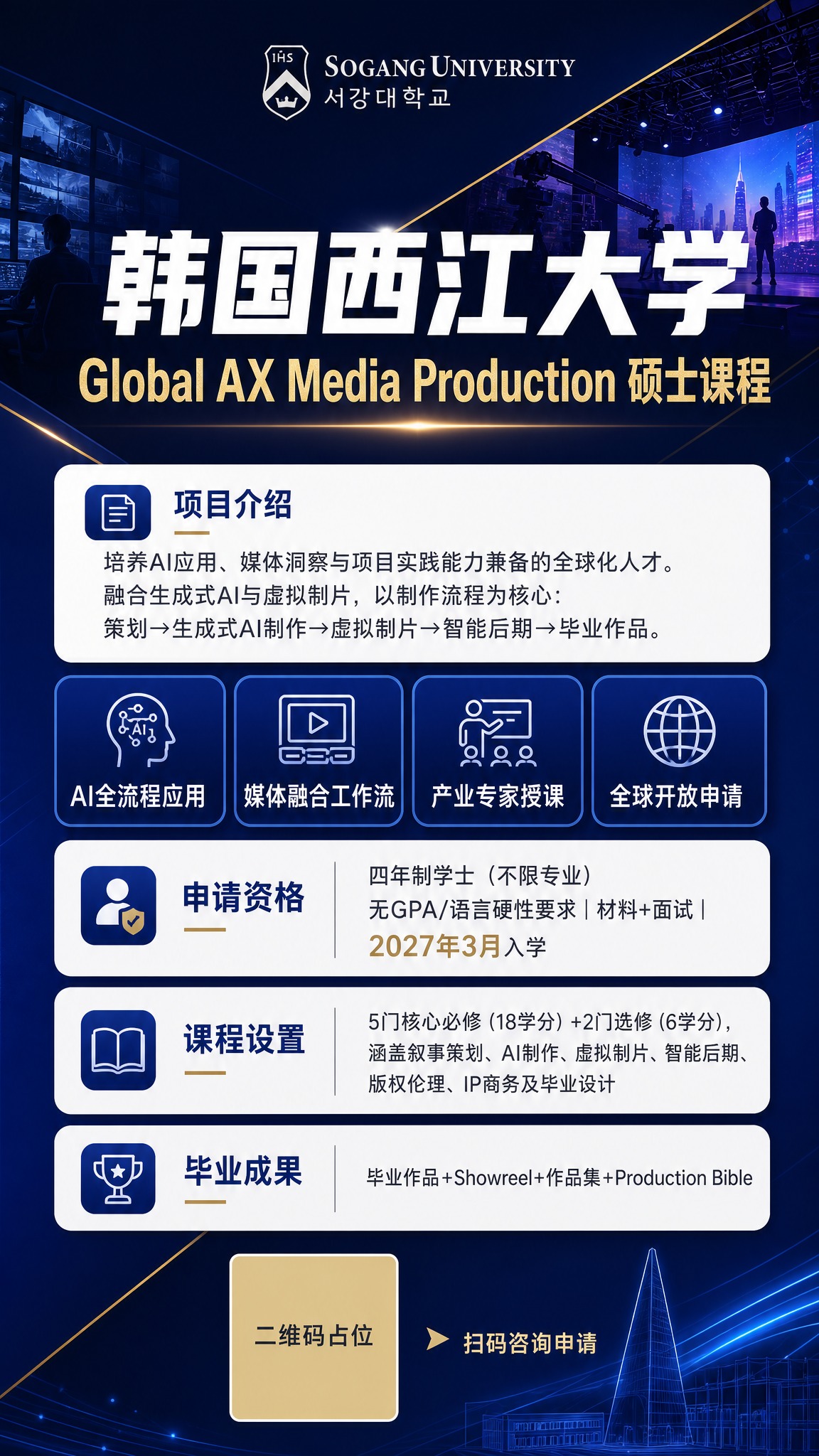 一张韩国西江大学Global AX Media Product… - 图片创意预览