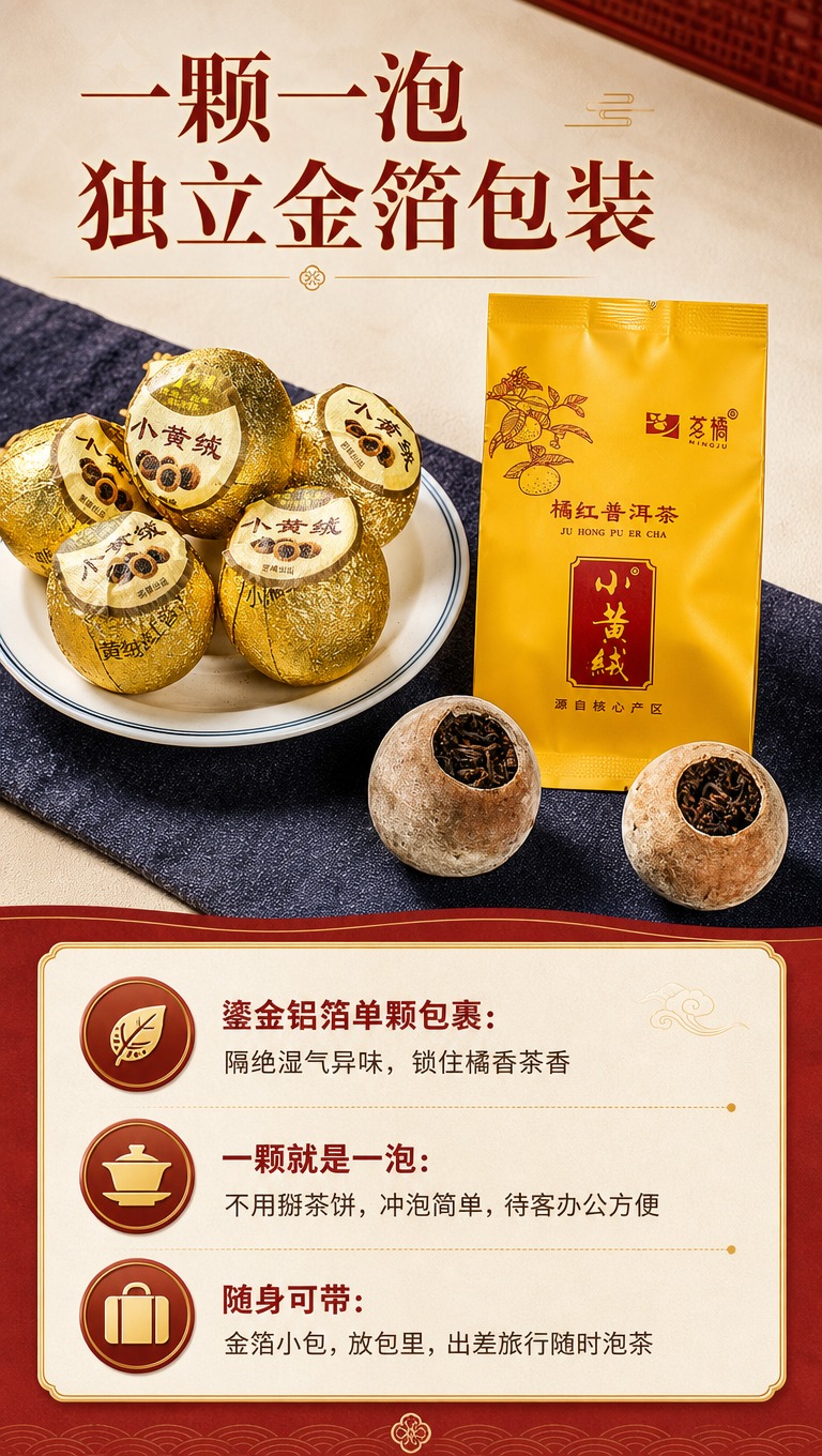 [商品] 使用【图3】金箔茶果摆盘图+【图5】黄色独立小泡袋图… - 图片创意预览