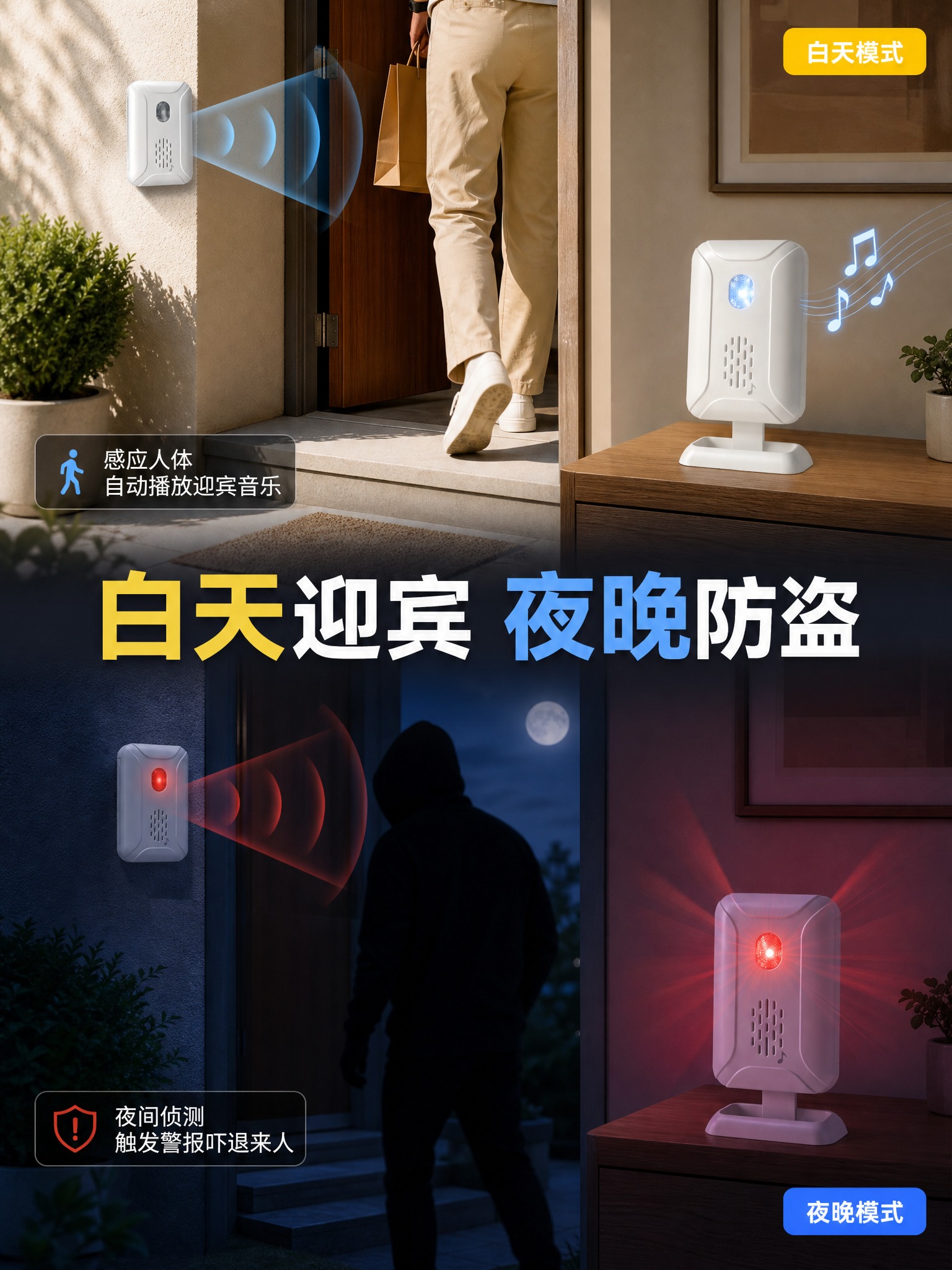 [商品] 使用【图2】【图3】【图5】【图6】分体式红外感应门… - 图片创意预览