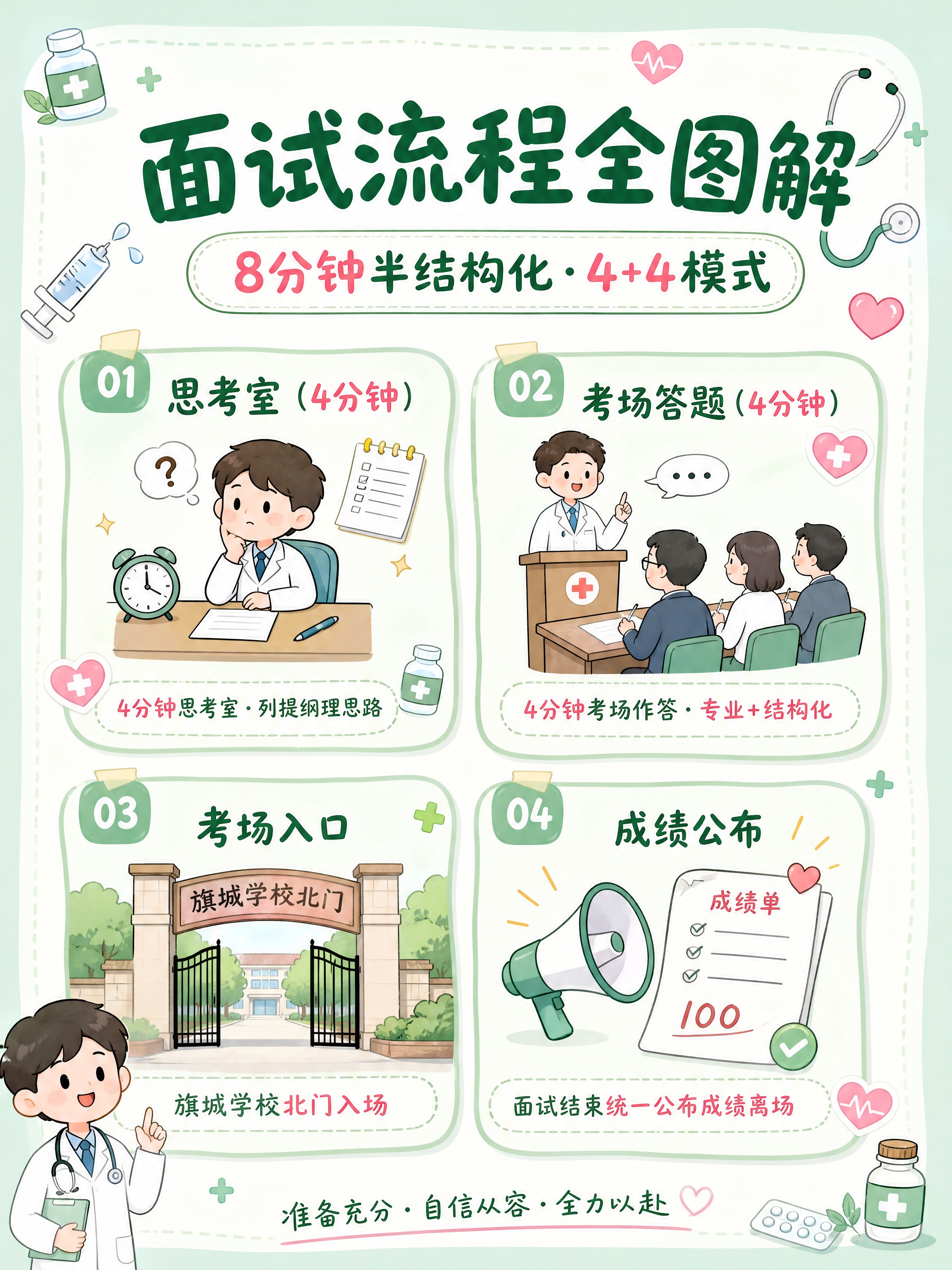小红书笔记内页图解，医疗卡通手绘风，版式精美，小红书笔记内页质… - 图片创意预览