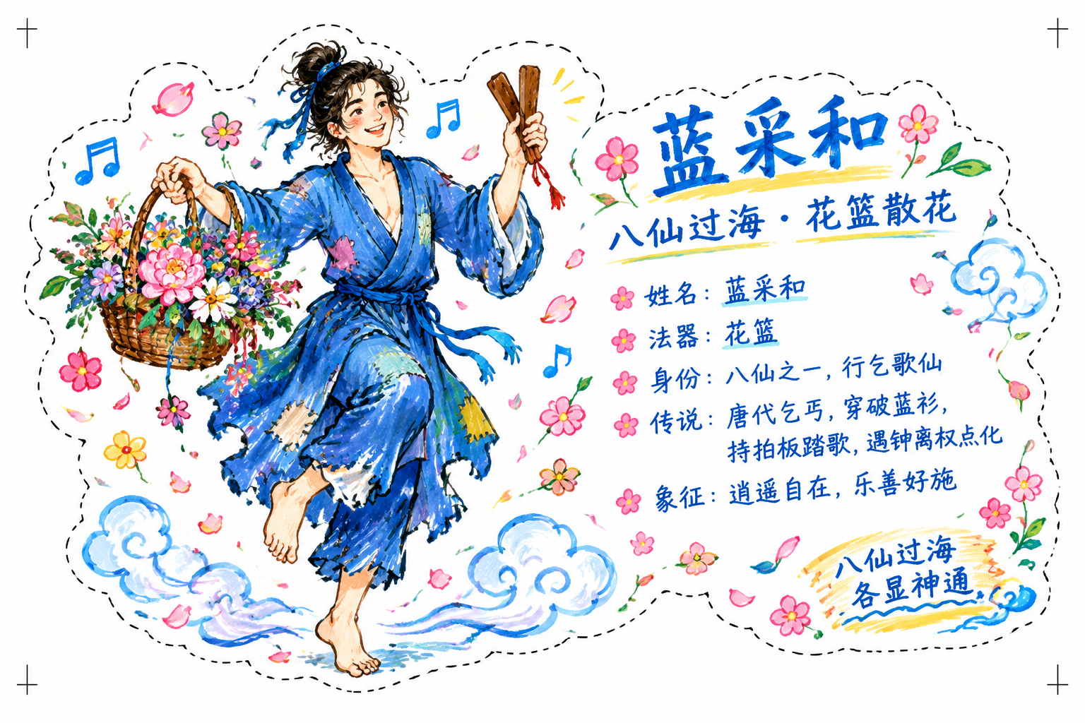 A horizontal A4 size character… - 图片创意预览
