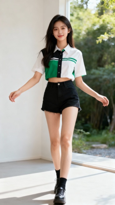 生成50张有关的小姐姐全身图片预览效果