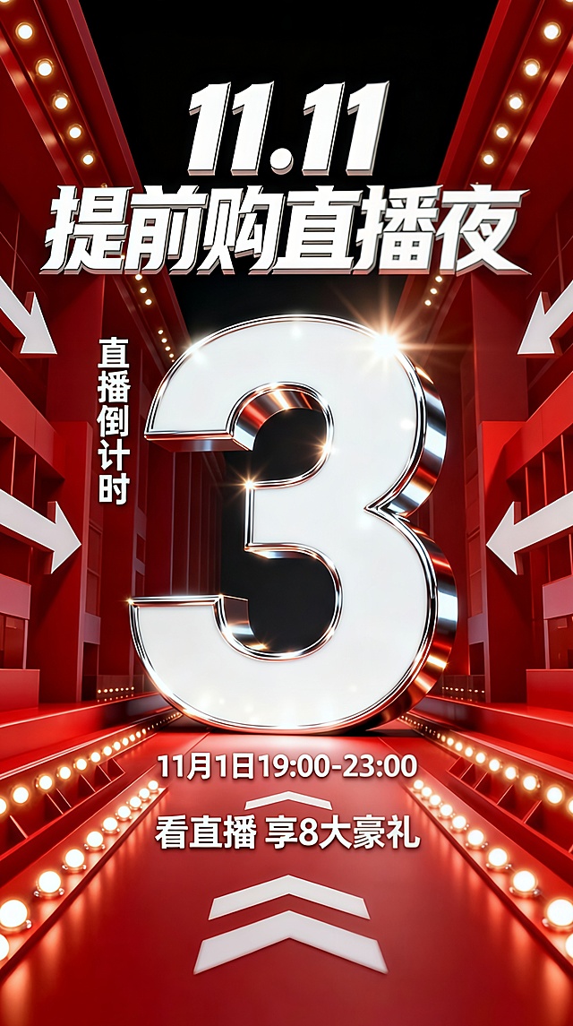 统一模板样式，只改变倒计时数字，生成1-3