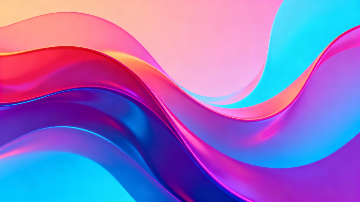 Fluid gradient crypto background, smooth flowing shapes, vibrant neon gradients, futuristic digital预览效果