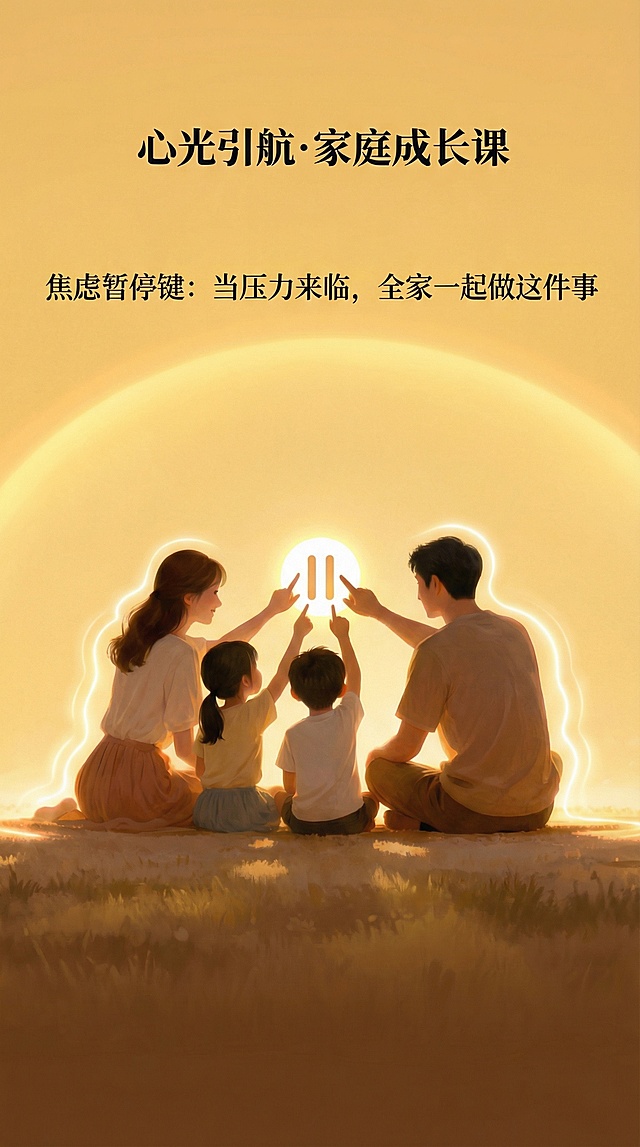 将画面调整为9:16竖版比例，适配微信视频号直播，保留全家按暂停键的场景和所有文字内容