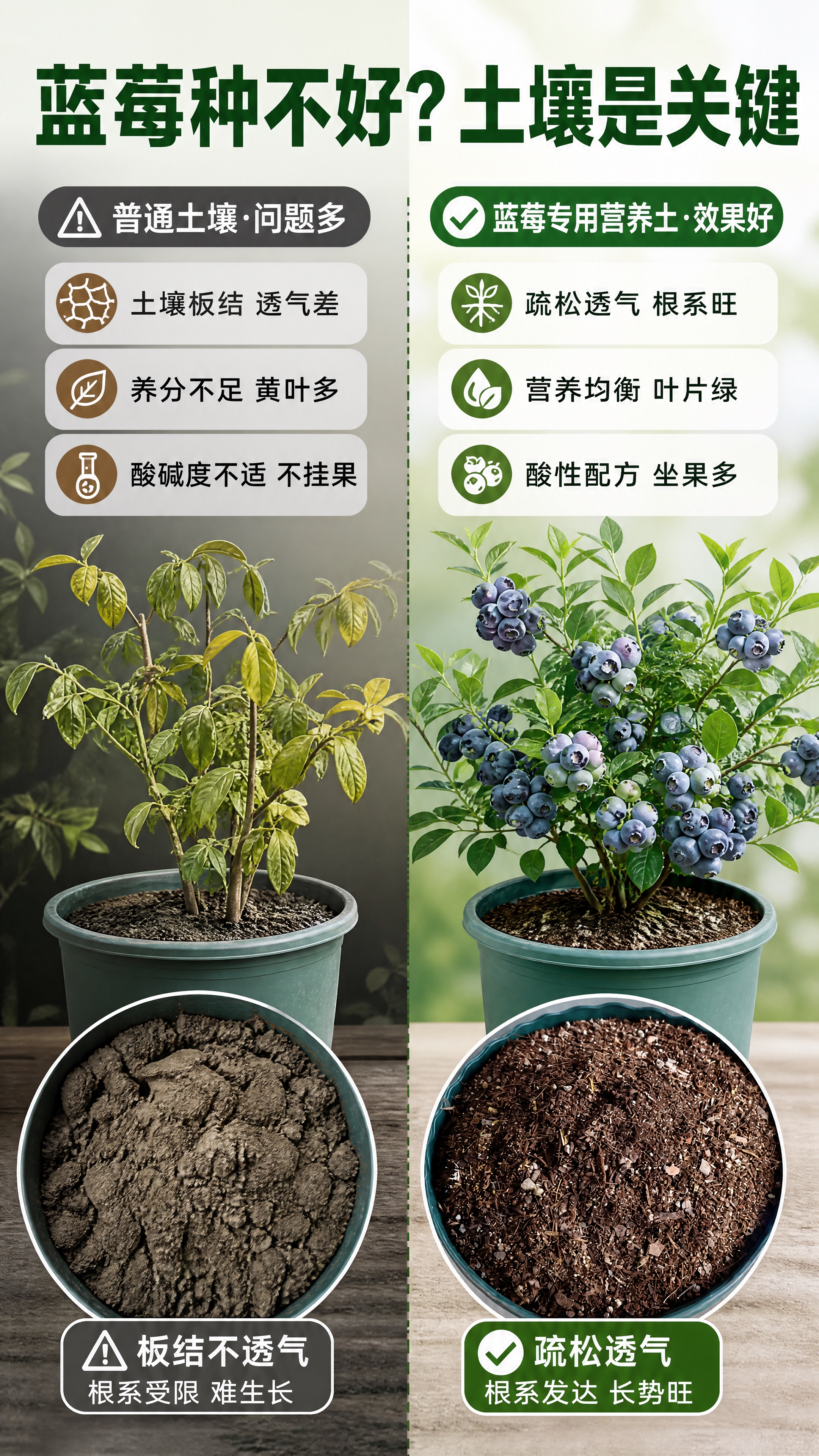 [商品] 使用【图1】蓝莓专用营养土实拍图；保留土壤深棕褐色、… - 图片创意预览