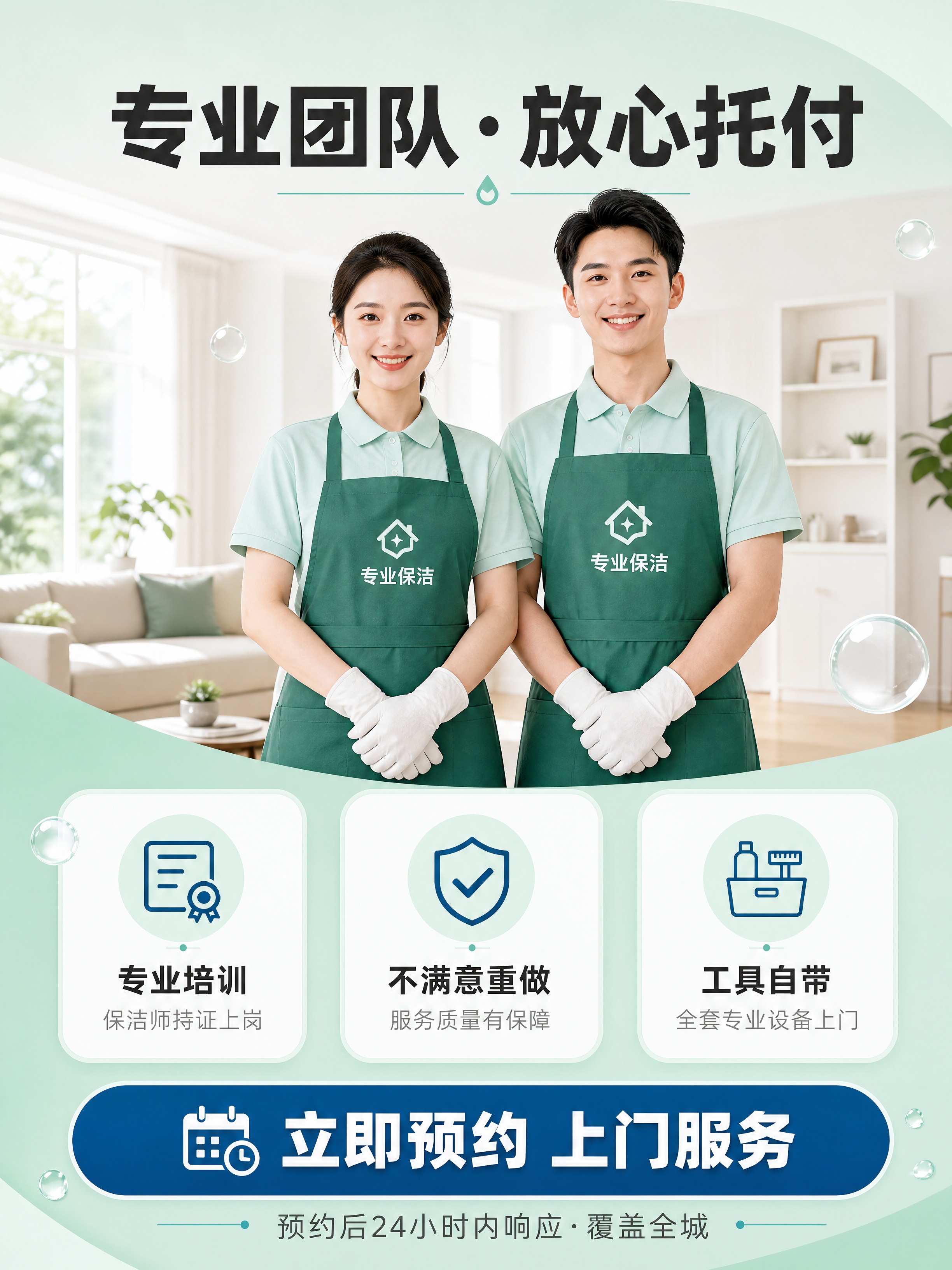 [商品] 全屋深度开荒保洁服务，非实物上门服务，无商品图。 [… - 图片创意预览