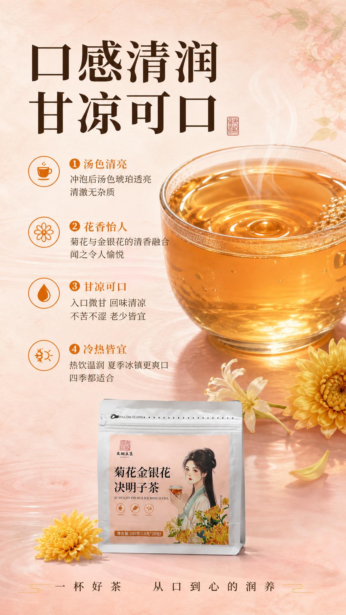 [商品] 使用【图1】产品包装袋和茶汤示意；保留产品原貌，产品… - 图片创意预览