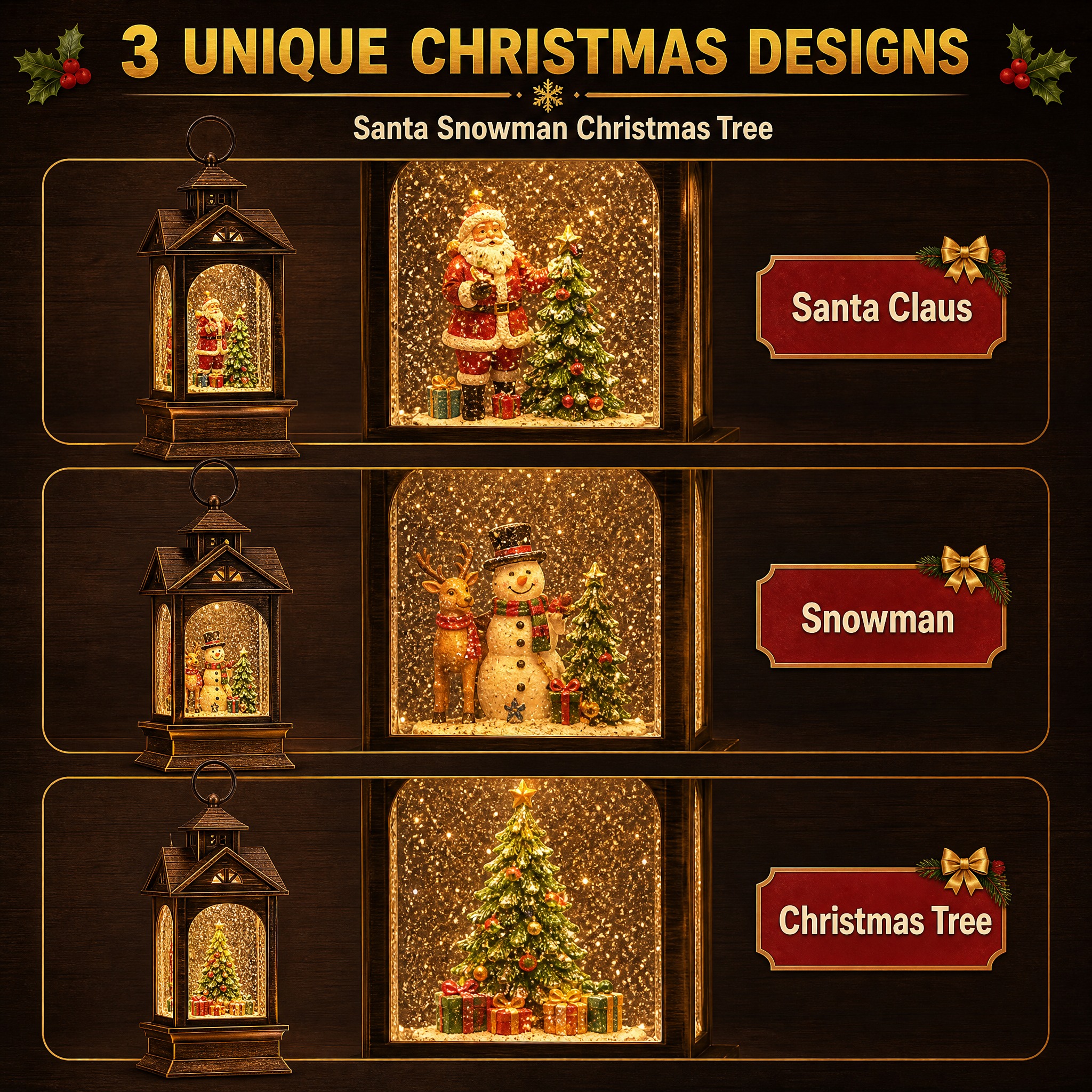[主图-3] Christmas Snow Globe Lan… - 图片创意预览