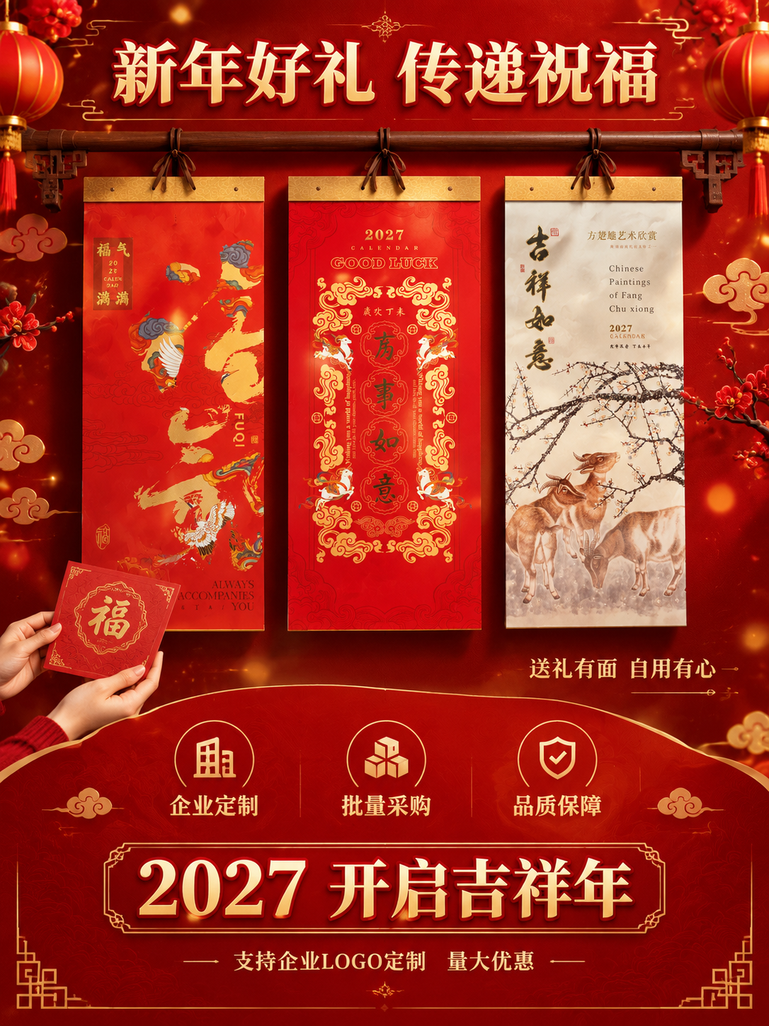 [商品] 使用【图1】福气满满款、【图2】万事如意款、【图3】… - 图片创意预览