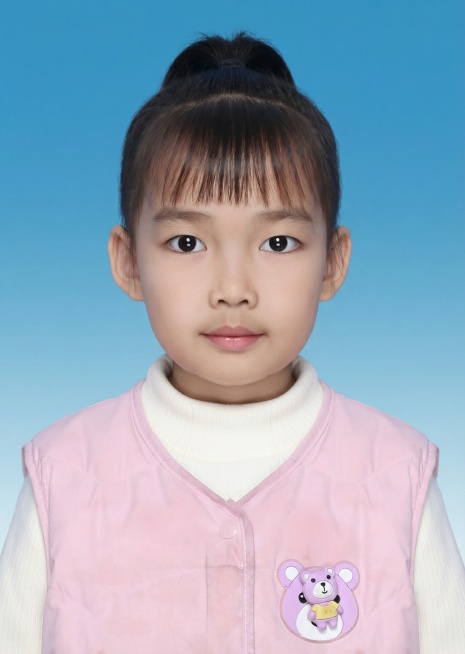 把女孩发型换成高马尾发型 其他不变预览效果