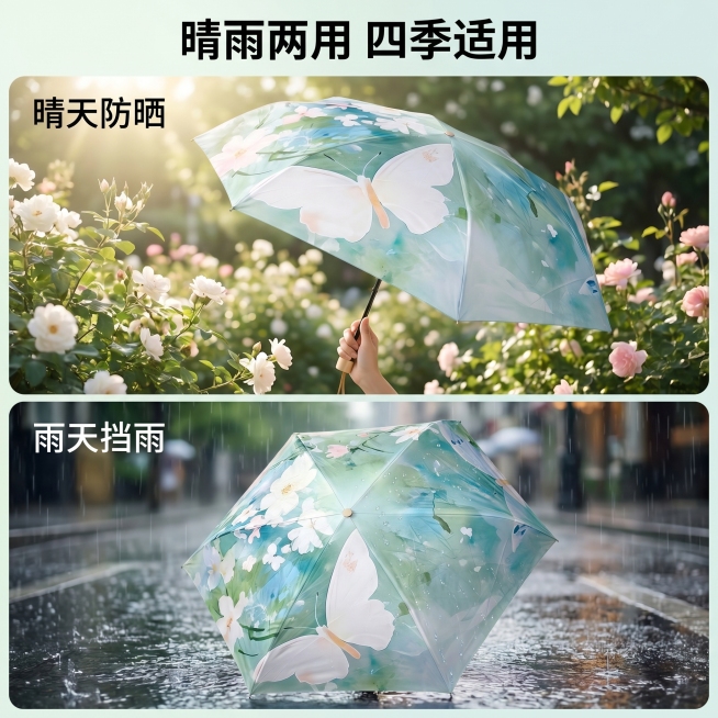 「图片1」「图片1」「图片1」按照图片里的雨伞生成一组主图预览效果