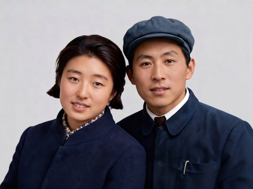 帽子改成蓝灰色预览效果
