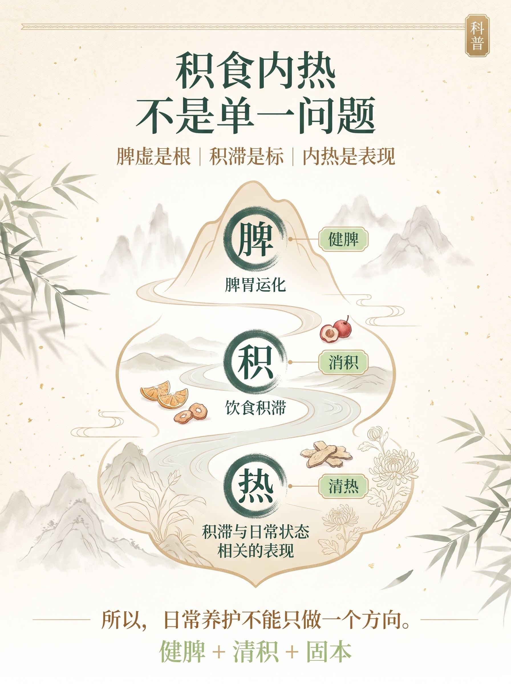 高端东方草本健康科普详情页，竖版315×420比例，现代东方草… - 图片创意预览