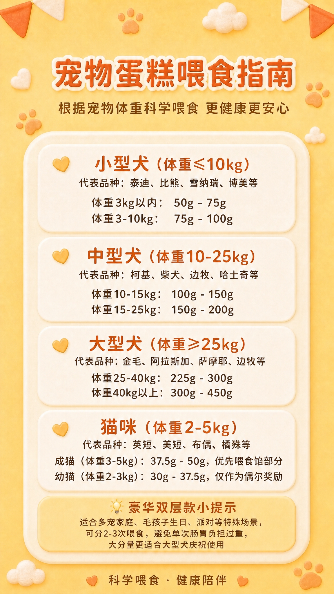 去掉画面中所有卡片右侧的黄色爱心装饰（小型犬、中型犬、大型犬、… - 图片创意预览