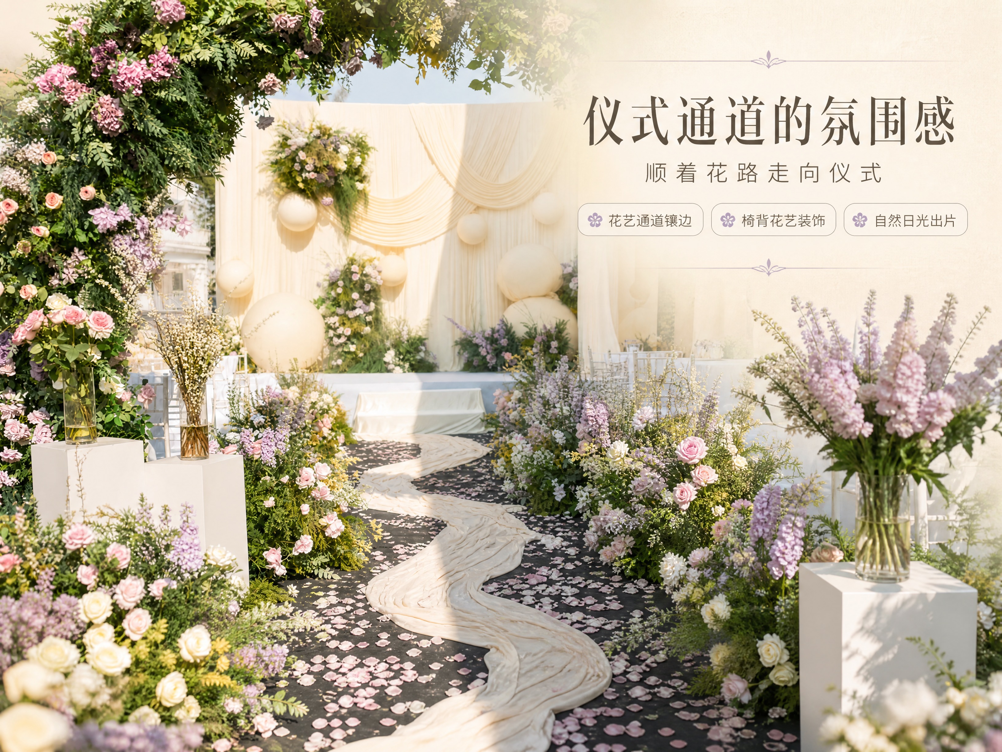 [商品] 使用【图1】真实户外婚礼仪式区布置场景；服务素材保护… - 图片创意预览