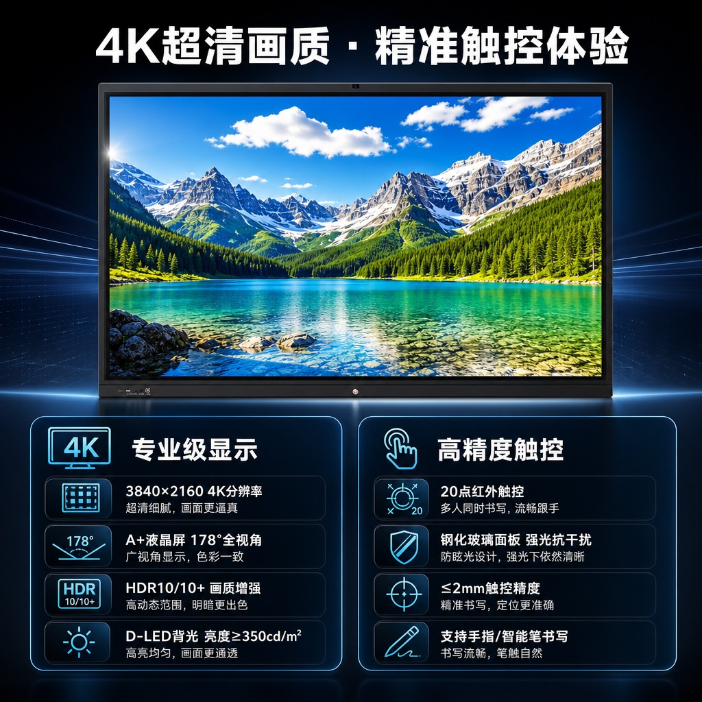 [商品] 使用【图1】65英寸智能交互式平板HW-J65P；保… - 图片创意预览