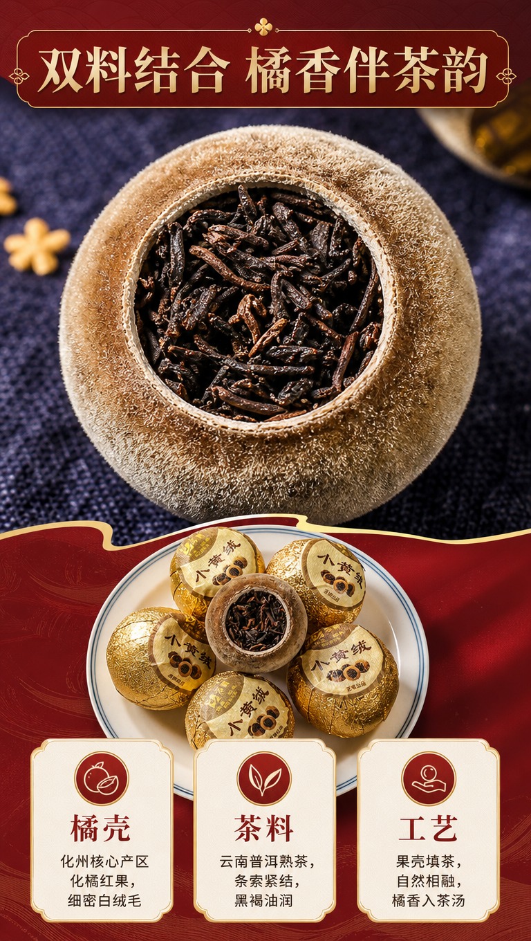 [商品] 使用【图7】剖开橘果茶叶特写图+【图6】金箔茶果摆盘… - 图片创意预览