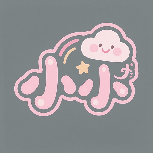 设计一个名称为小小的logo颜色使用粉色的可爱的有个性的