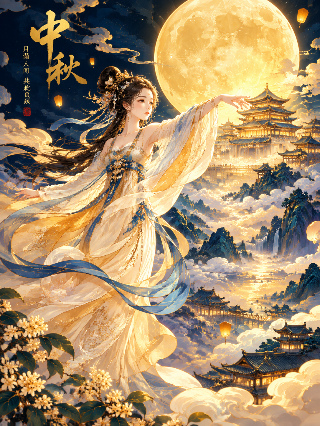 中秋海报 - 图片创意预览