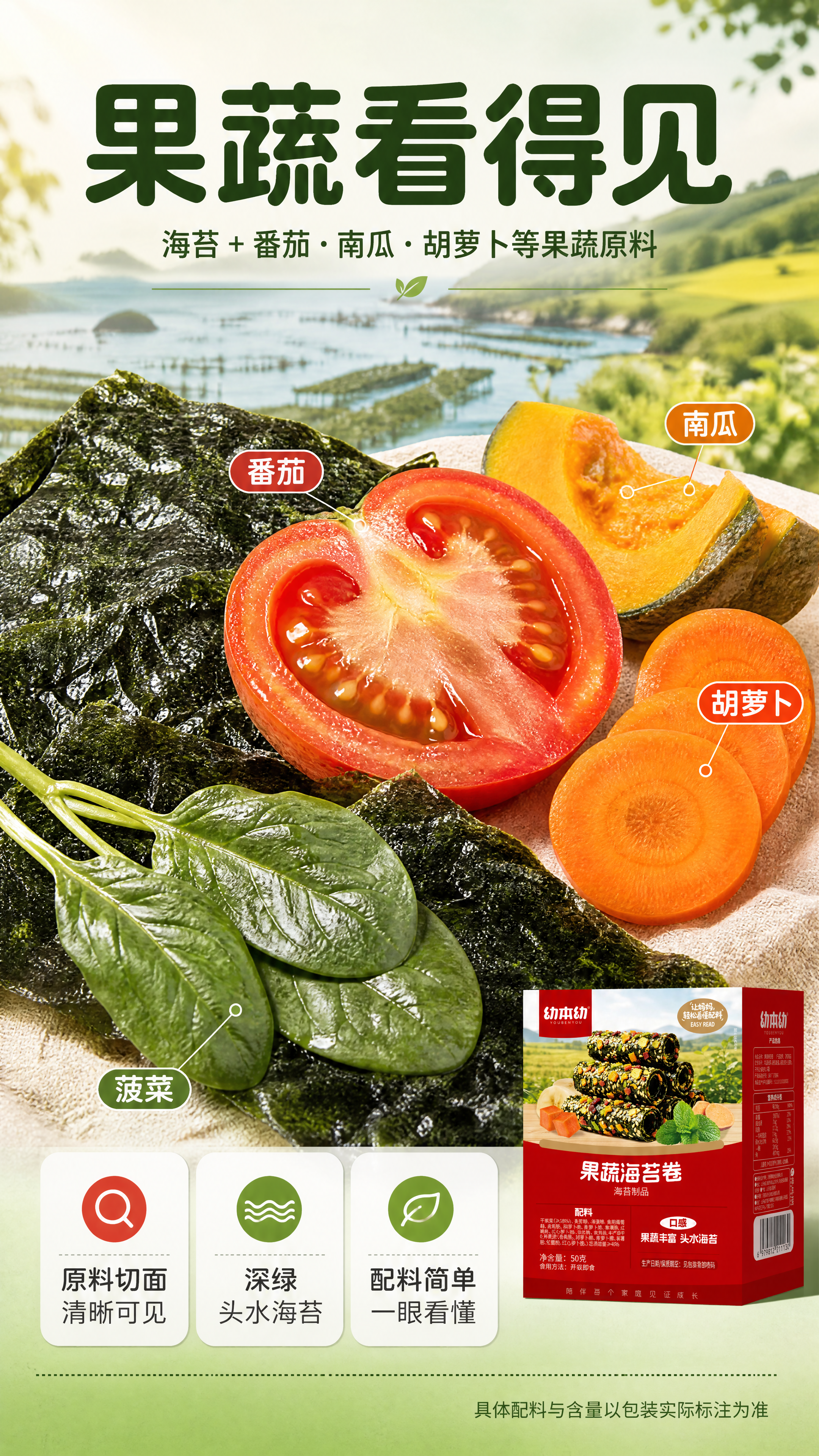 【图生图·电商详情页第2张·成分原料展示】 [商品] 使用【图… - 图片创意预览