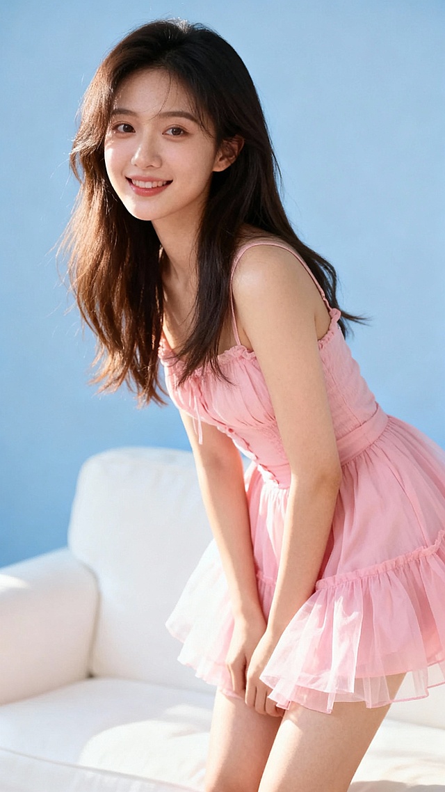 生成30张漂亮小姐姐全身照片，穿超短裙的，单张单张，不要合集