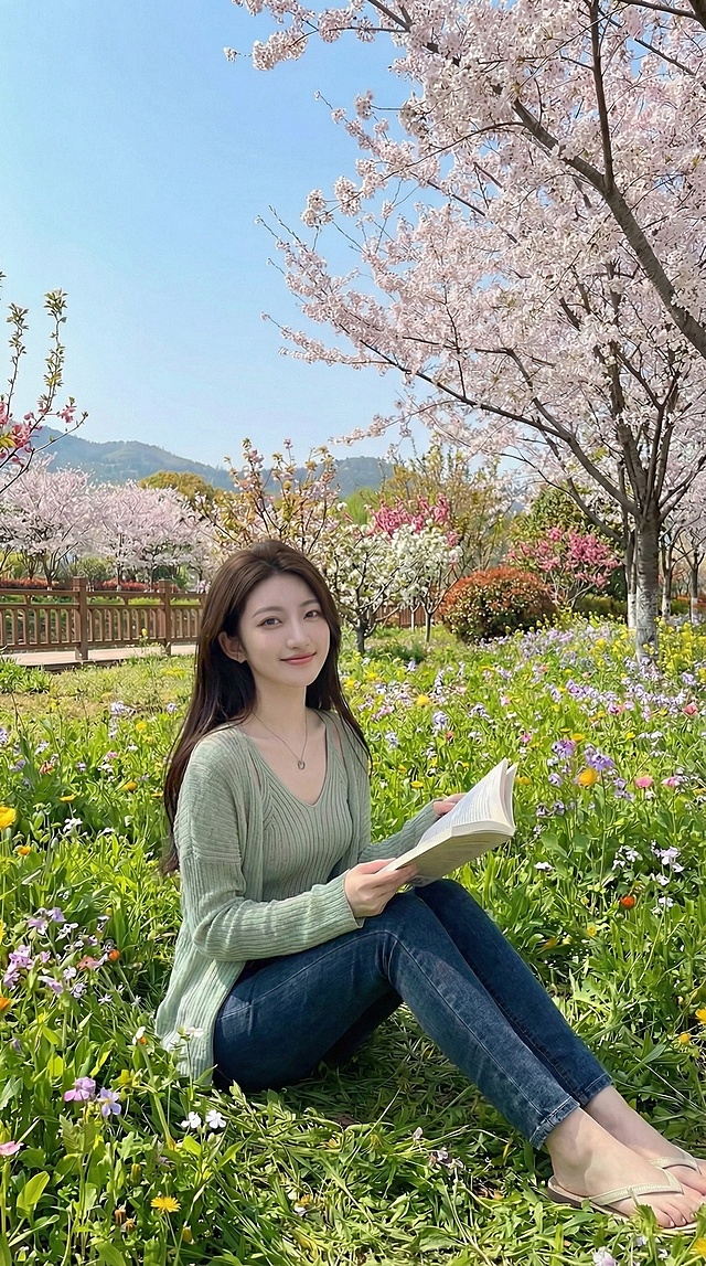 让美女面部朝前