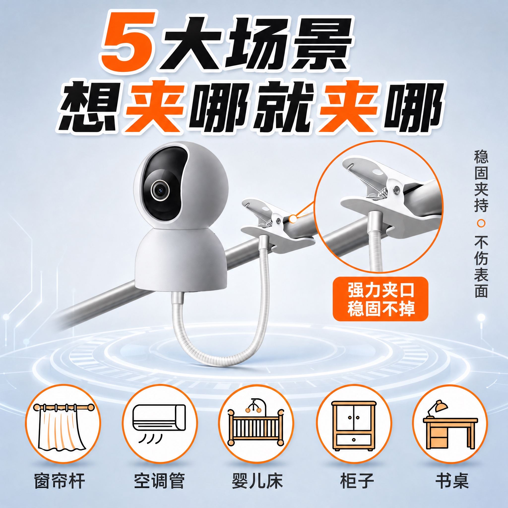 [主图-2] 核心价值与多场景适配展示，突出5大适用场景。 [… - 图片创意预览