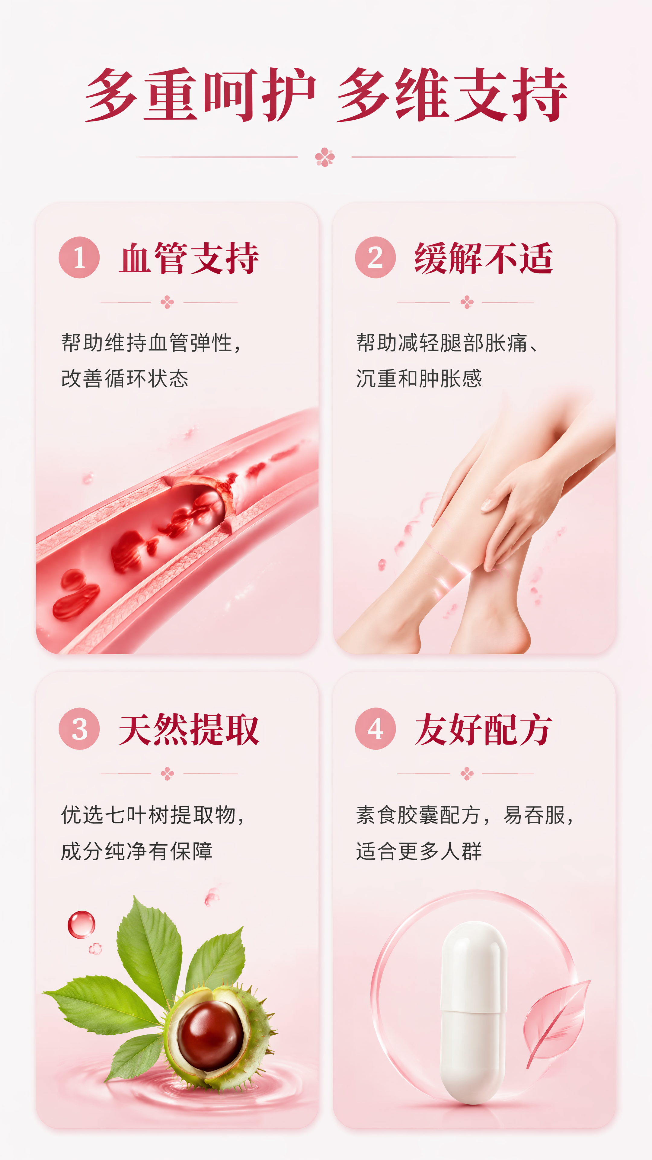 [第5屏] 成分功效拆解页-分点介绍各成分带来的健康支持。本屏… - 图片创意预览