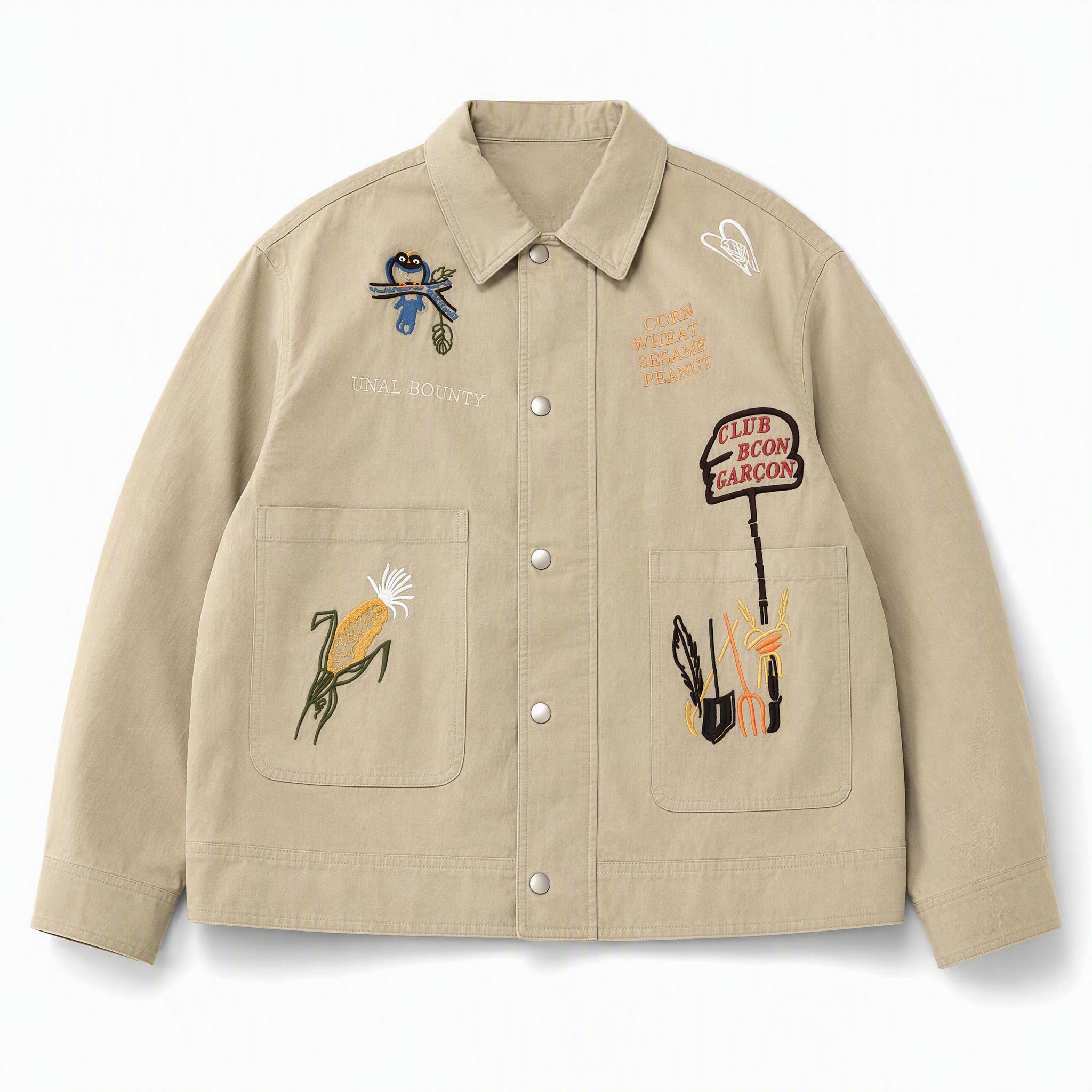 参考原图的服装款式、颜色、面料、花纹，将服装平铺摊开展示，俯视… - 图片创意预览