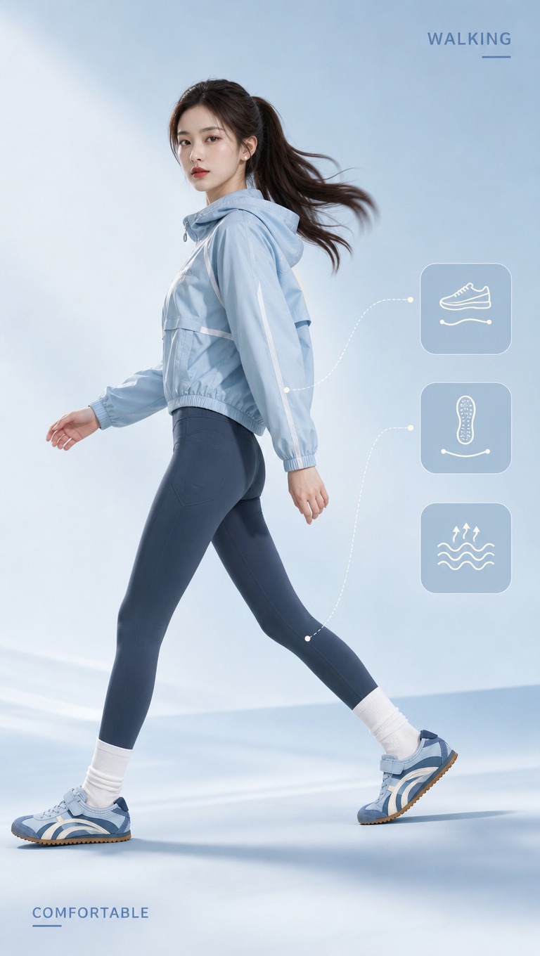 [商品] 使用【图1】雾霾蓝拼米白魔术贴运动鞋；商品处理：保留… - 图片创意预览