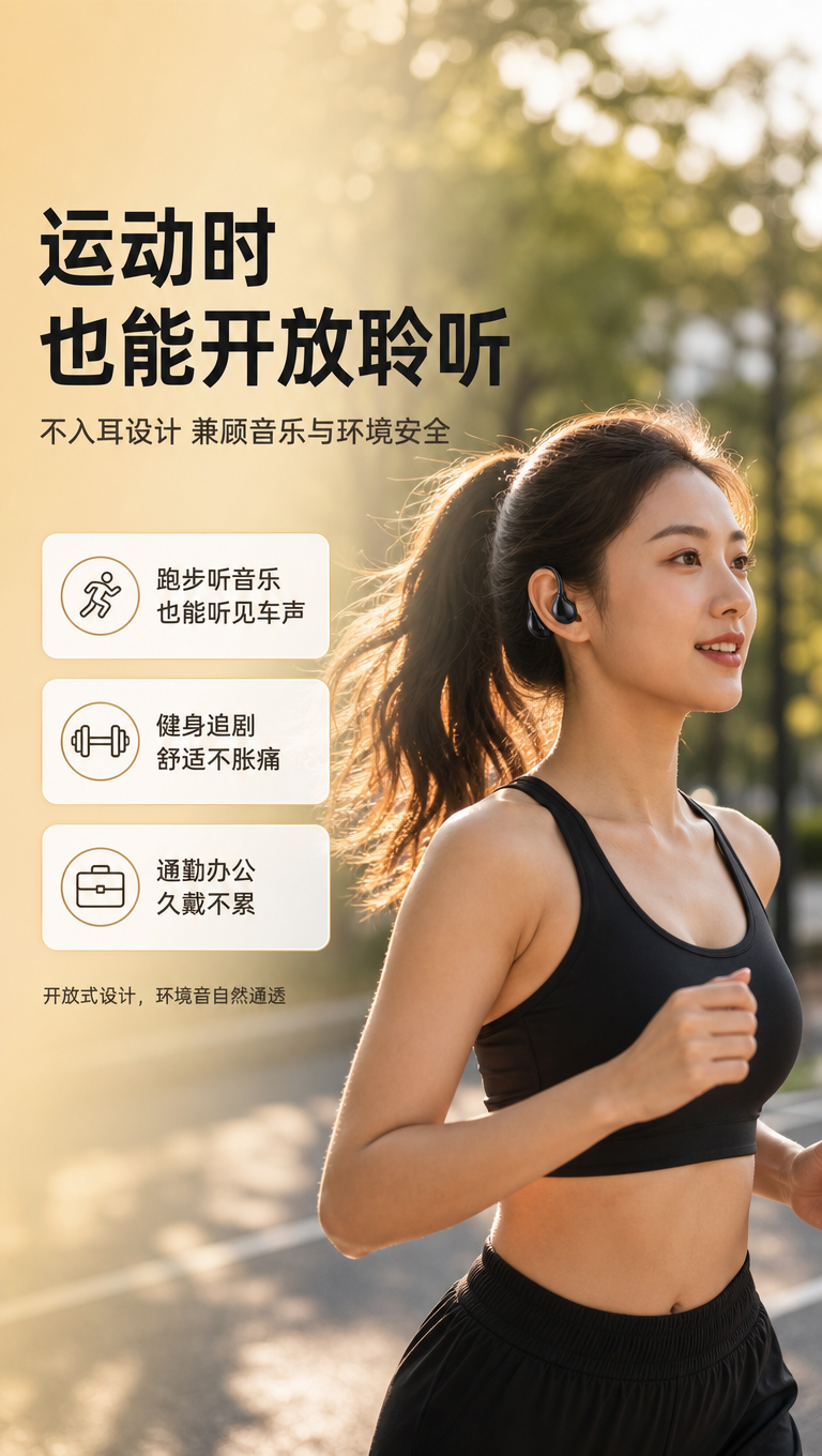 [商品] 使用【图1】黑色耳夹式蓝牙耳机；保留耳夹式挂耳结构、… - 图片创意预览