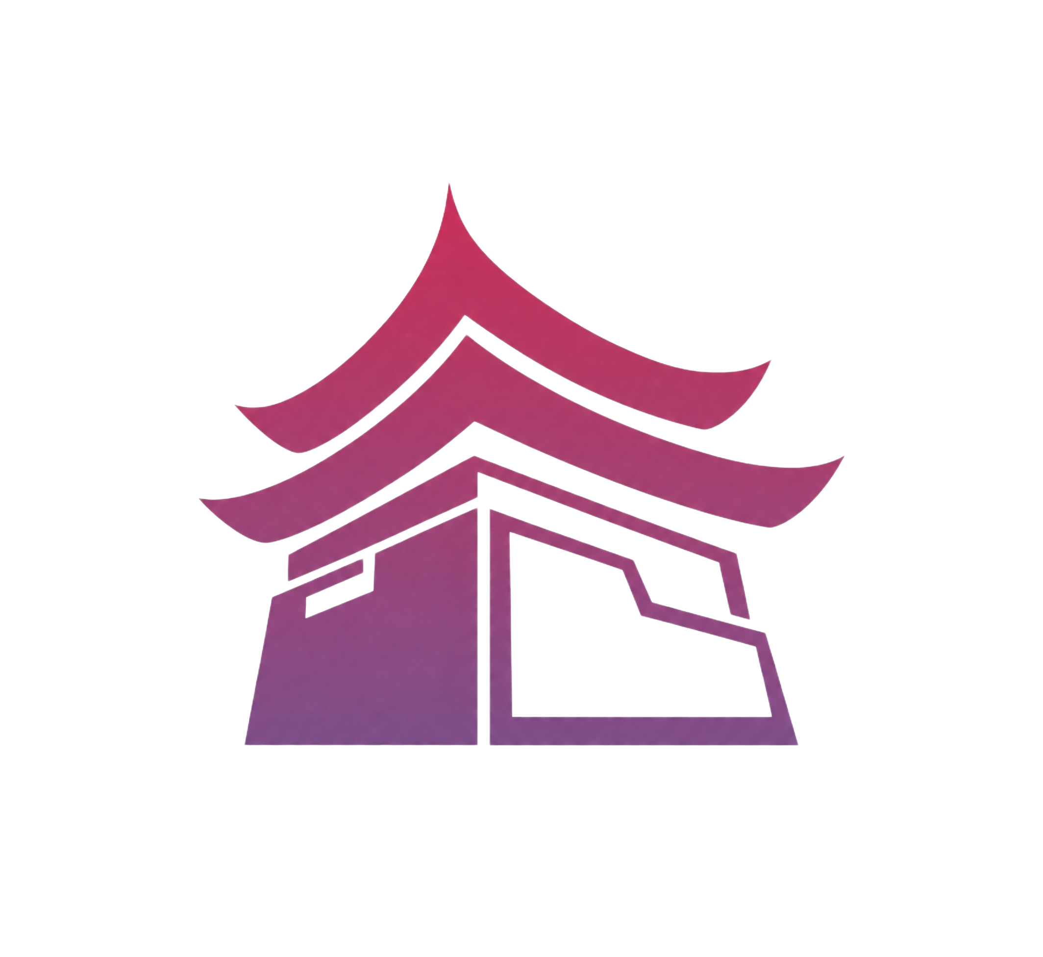 将图中的古建筑图标单独提取出来，去除周围的方形边框、花枝、云朵… - 图片创意预览