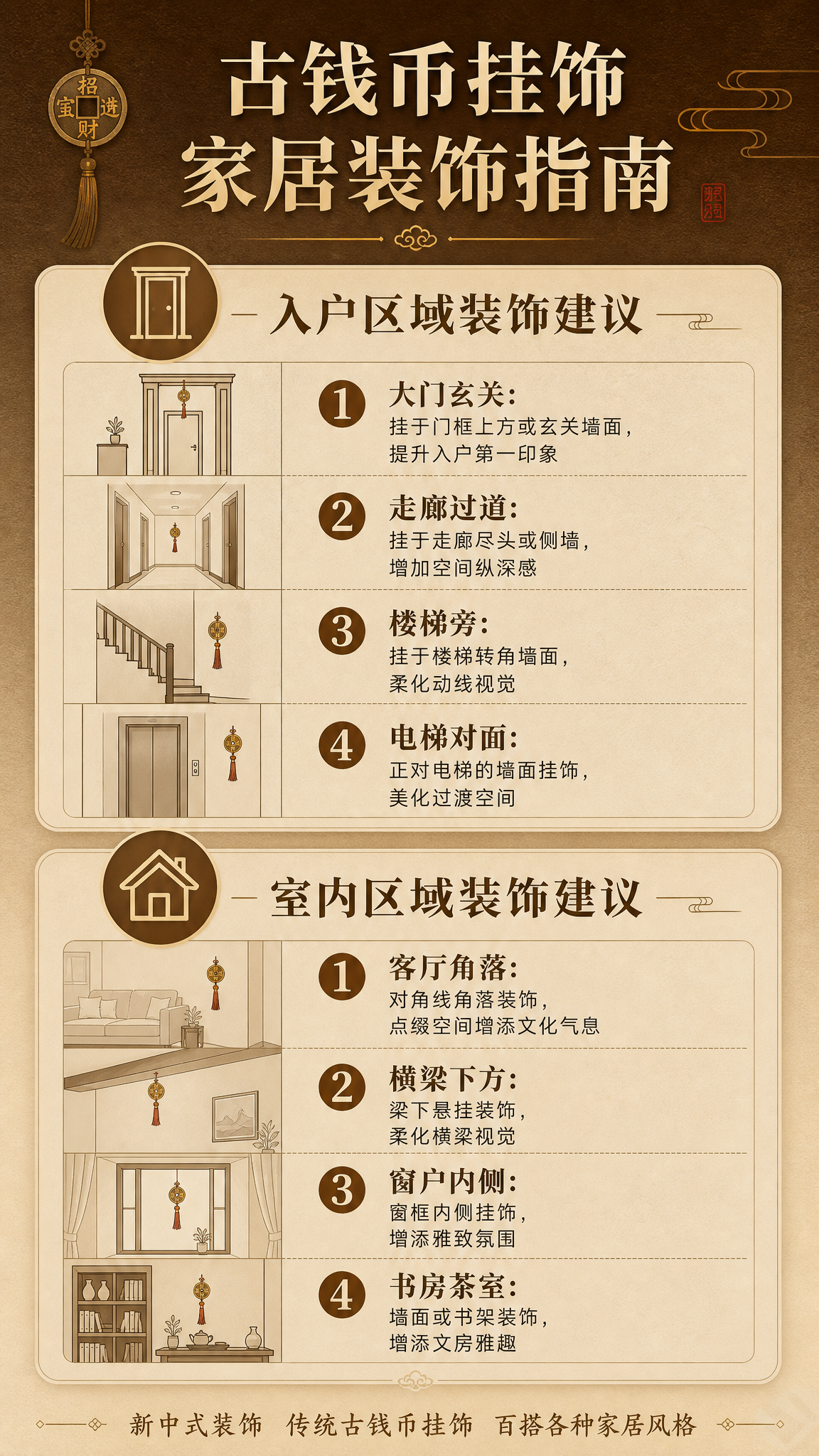 淘宝天猫电商详情页说明图，9:16竖版，高级渐变背景（上深棕下… - 图片创意预览