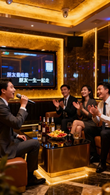 生成50张商务KTV的照片预览效果