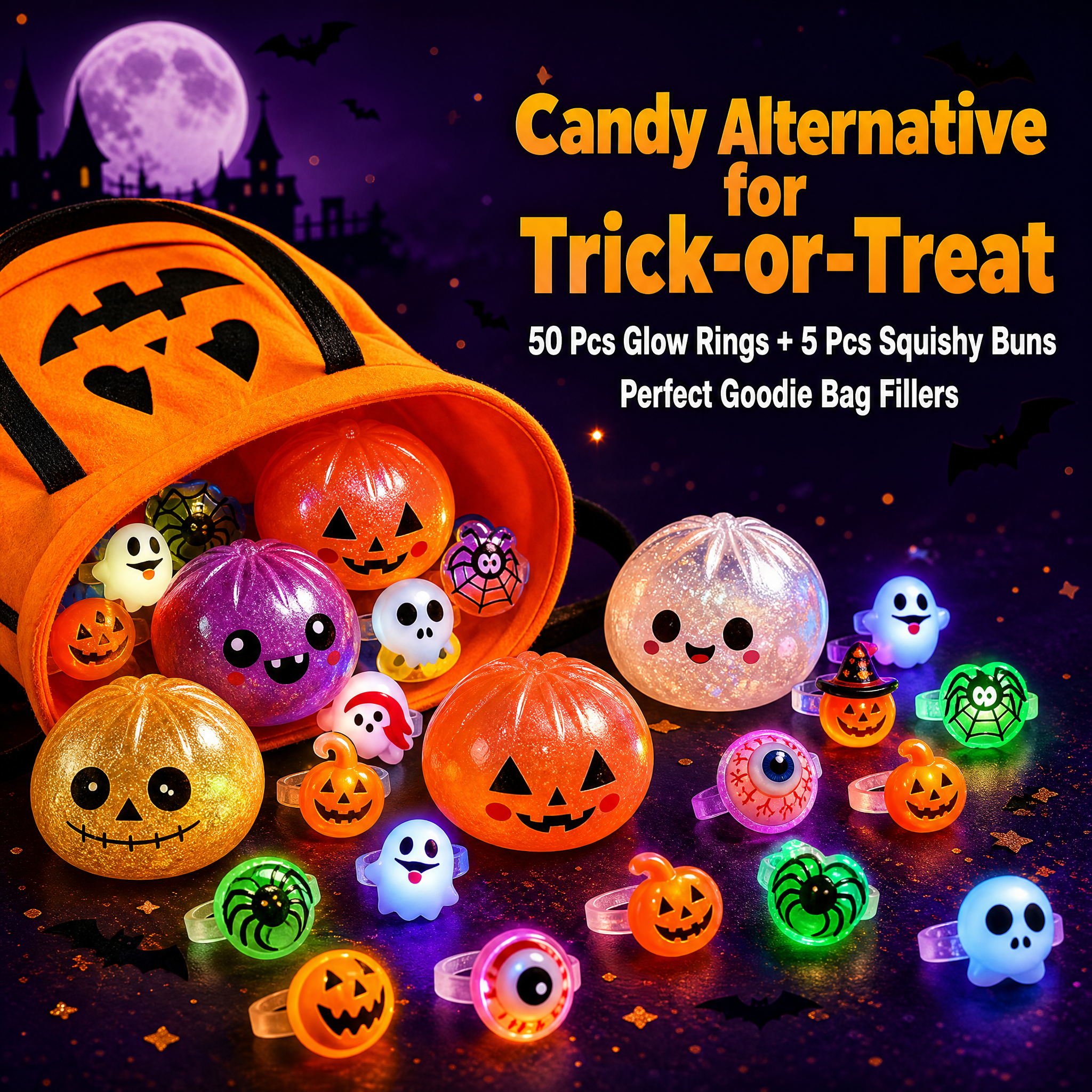 [主图-2] Trick-or-Treat 礼品袋填充场景，任… - 图片创意预览