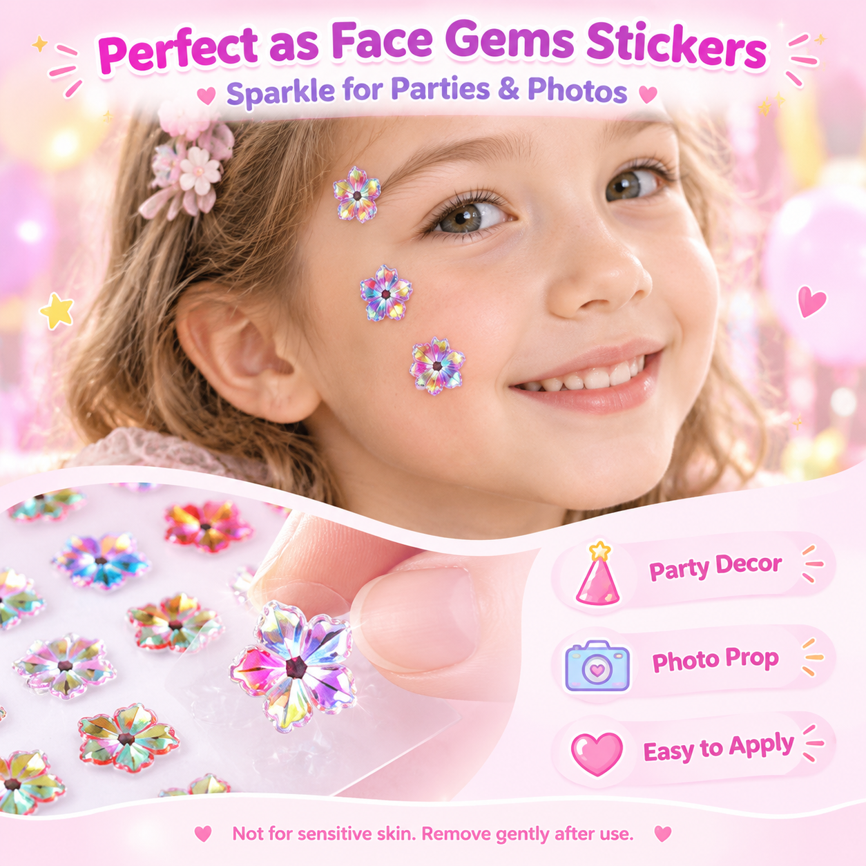 Amazon A+ party face gems appli… - 图片创意预览