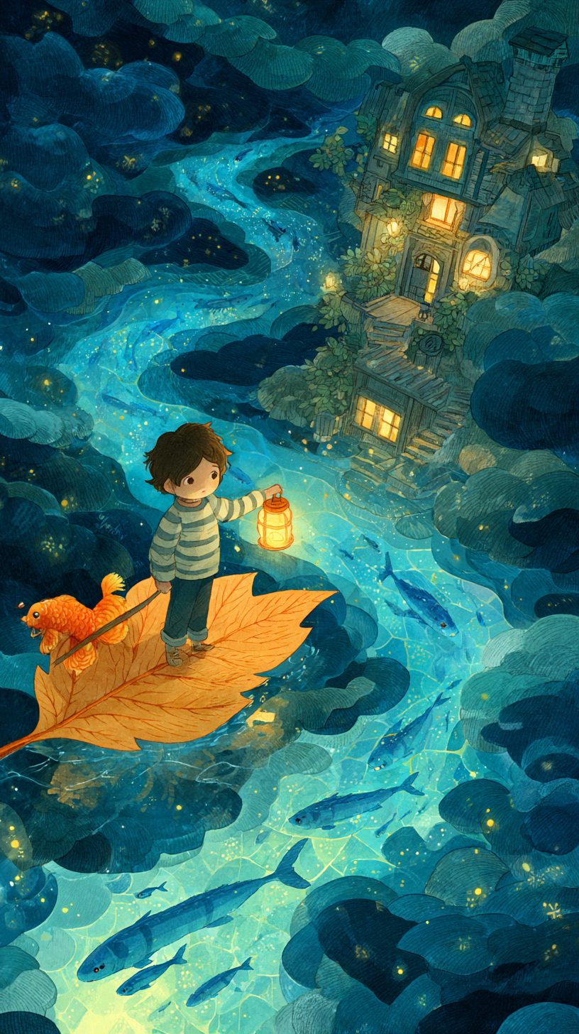 A heartwarming bedtime adventur… - 图片创意预览